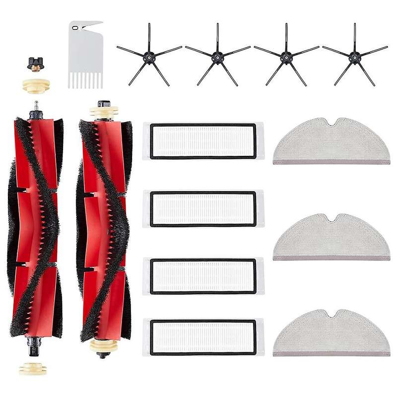 14 Pcs Accessory Set for Xiaomi Roborock S5 S6 Pure S6 Maxv Black
