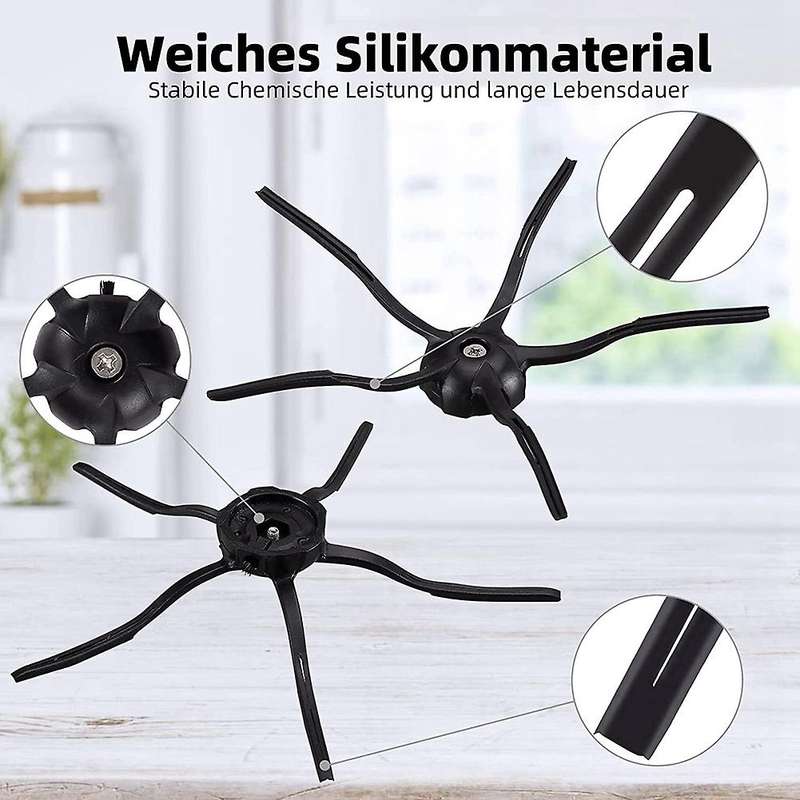 14 Pcs Accessory Set for Xiaomi Roborock S5 S6 Pure S6 Maxv Black