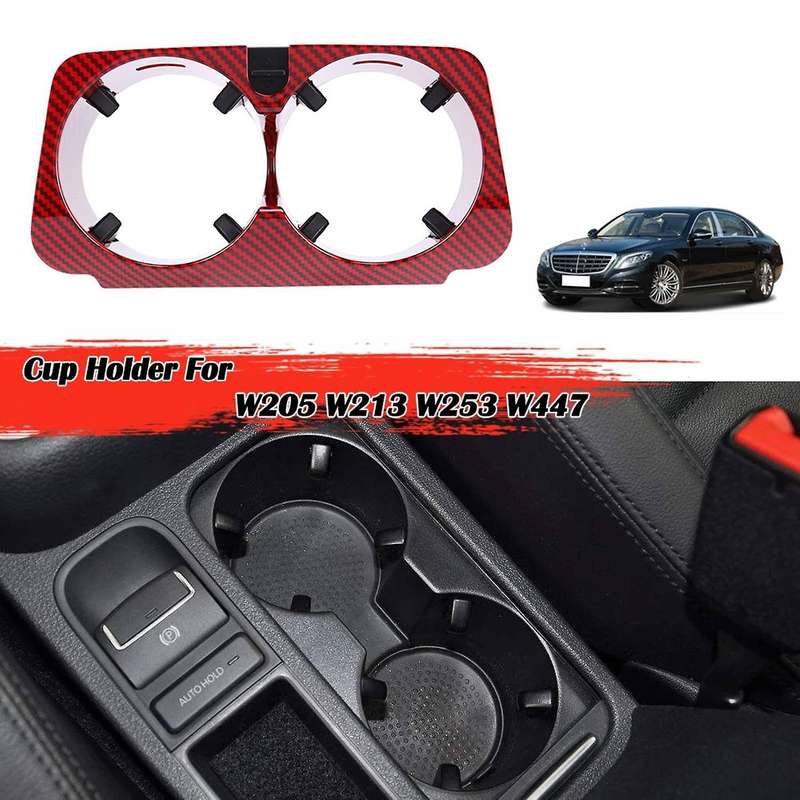 Car Center Console Insert Drinks Cup Holder for Mercedes Benz W205 B
