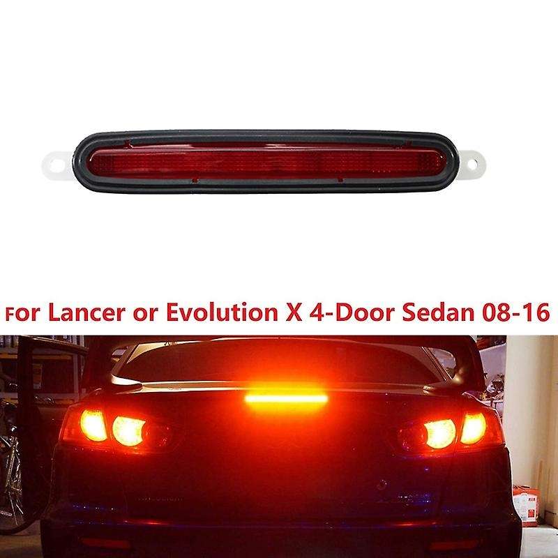 Red Lens Led Trunk Lid Third Brake Light Bar for Mitsubishi Lancer