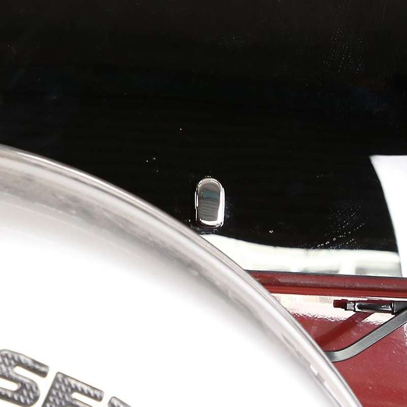 1 Sets Car Chrome Rear Tailgate Screw Nut Cover for Toyota Fj Cruiser
