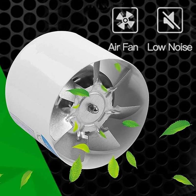4 Inch Inline Duct Fan Extractor Wall Fan with Aluminum Ducting B