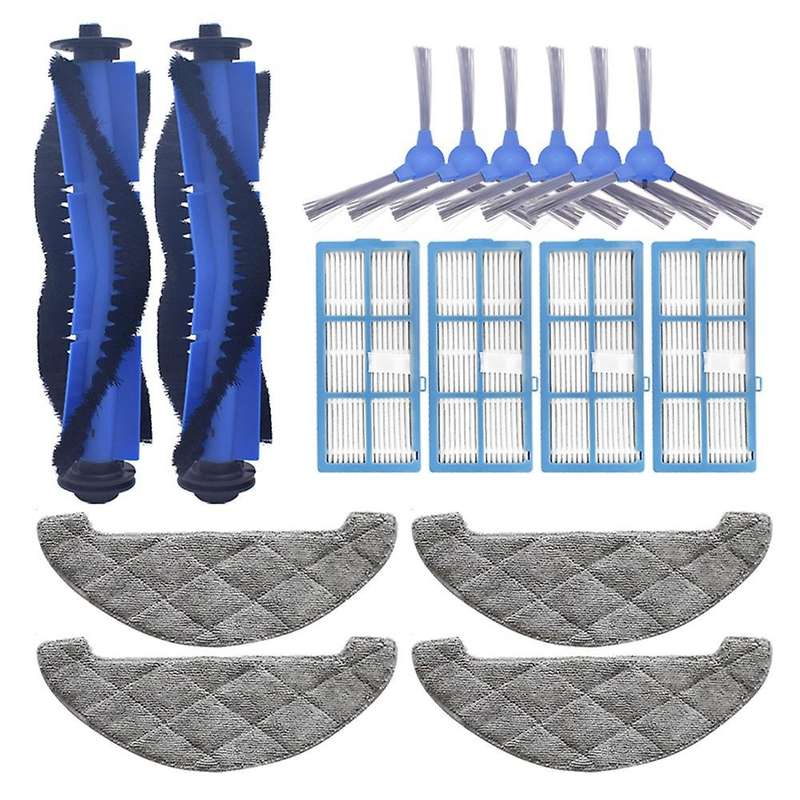 Main Brush Spin Brush Hepa Filter Mop Pad Rag Cloth for Proscenic