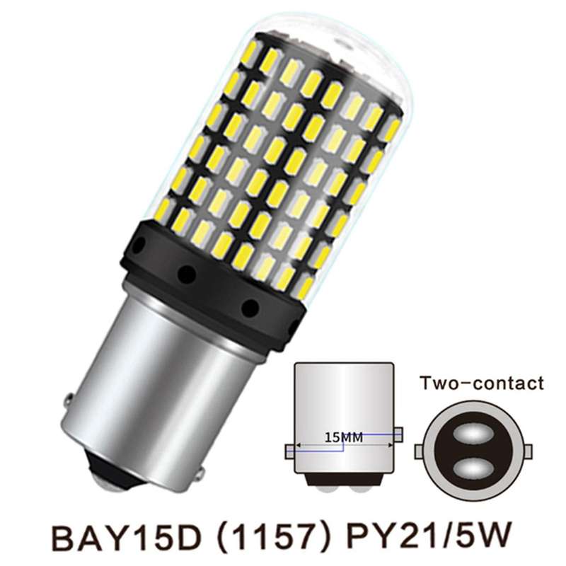 10pcs 3014 144smd Canbus 1157 Bay15d Bulbs Car Turn Signal Light E