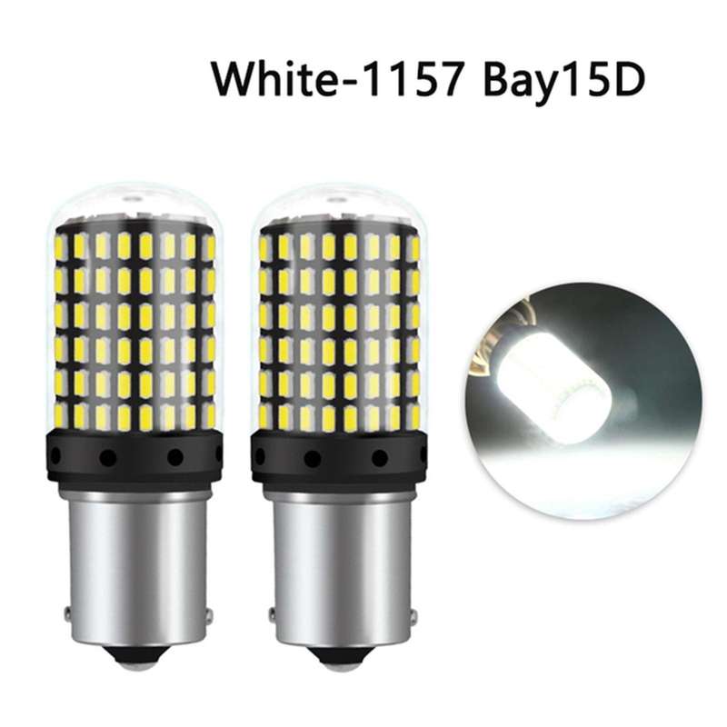 10pcs 3014 144smd Canbus 1157 Bay15d Bulbs Car Turn Signal Light E