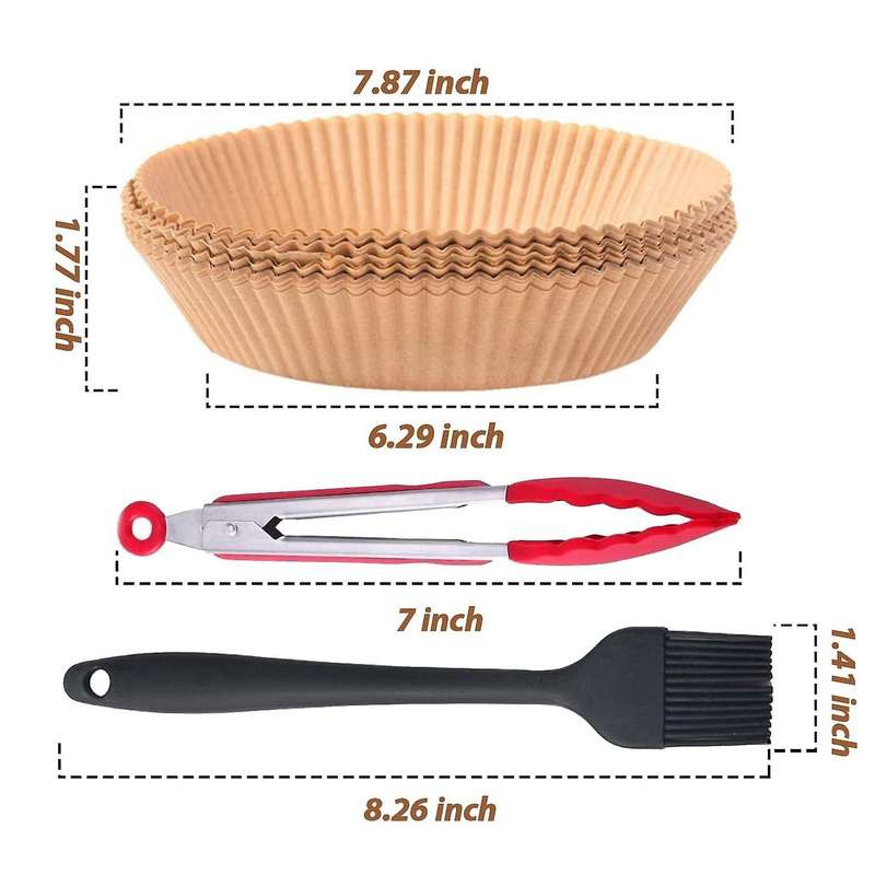 Air Fryer Disposable Liner Kit for Air Fryer for Baking Roasting