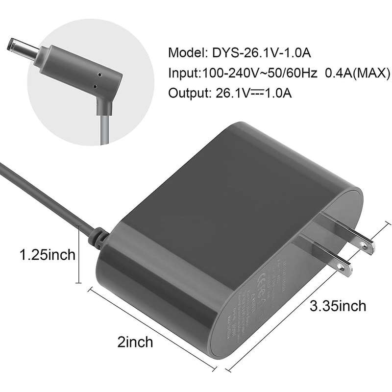 For Dyson V6 V7 Charger Compatibility with 21.6v Battery Dc58 Us Plug