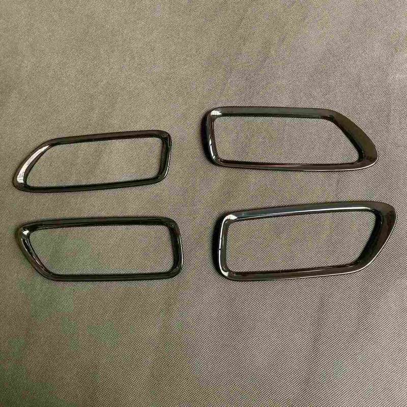 Car Abs Interior Door Handle Bowl Covers for Toyota Corolla Silver