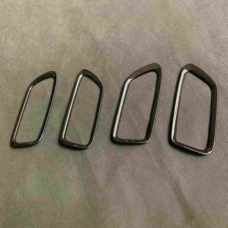 Car Abs Interior Door Handle Bowl Covers for Toyota Corolla Silver