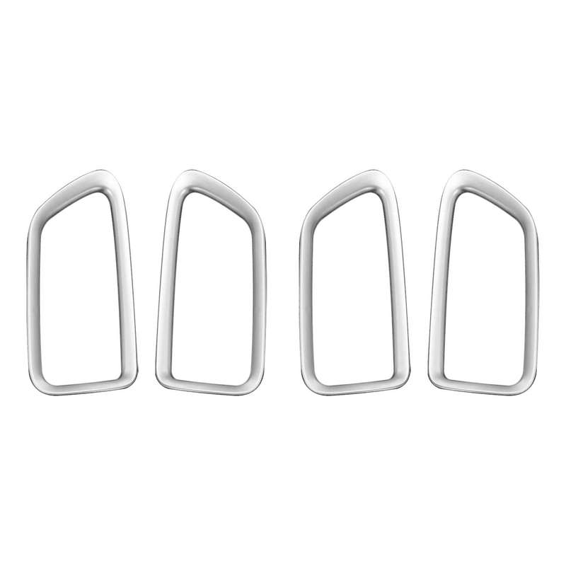 Car Abs Interior Door Handle Bowl Covers for Toyota Corolla Silver