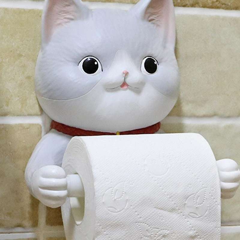 Creative Animal Toilet Paper Holder Towel Rack B