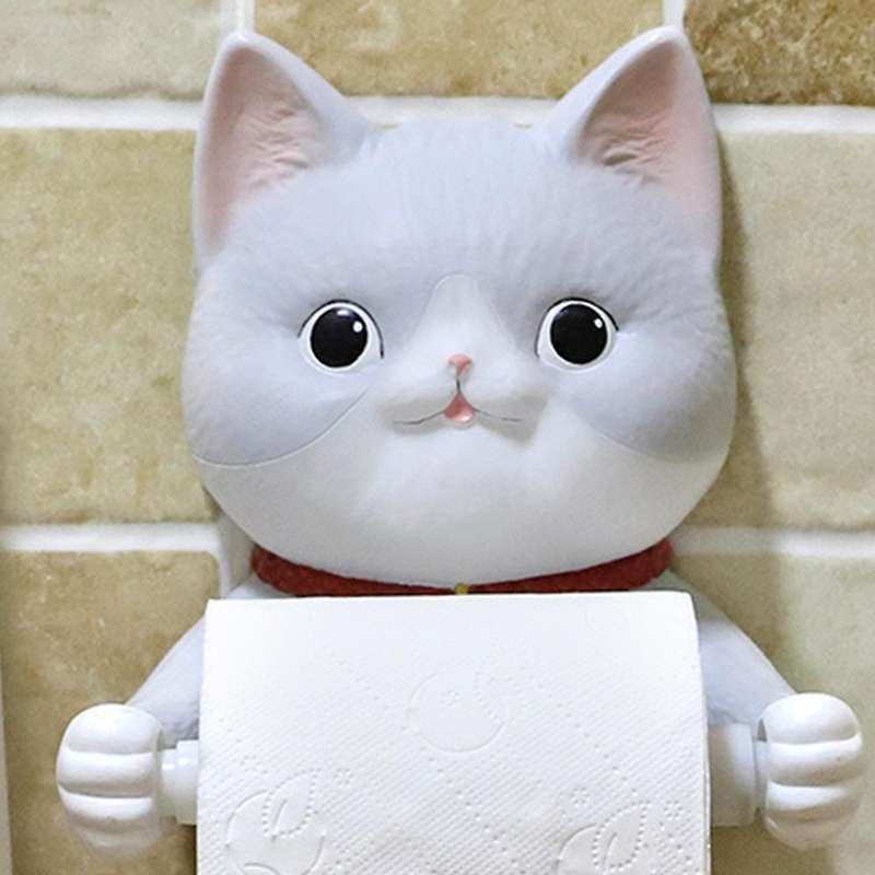 Creative Animal Toilet Paper Holder Towel Rack B