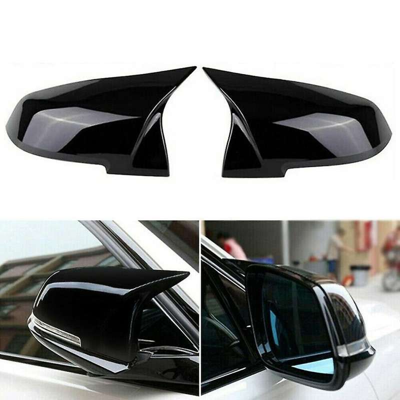 1 Pair Glossy Black Side Mirror Cover for -bmw F20 F21 F23 F87 M2 F30