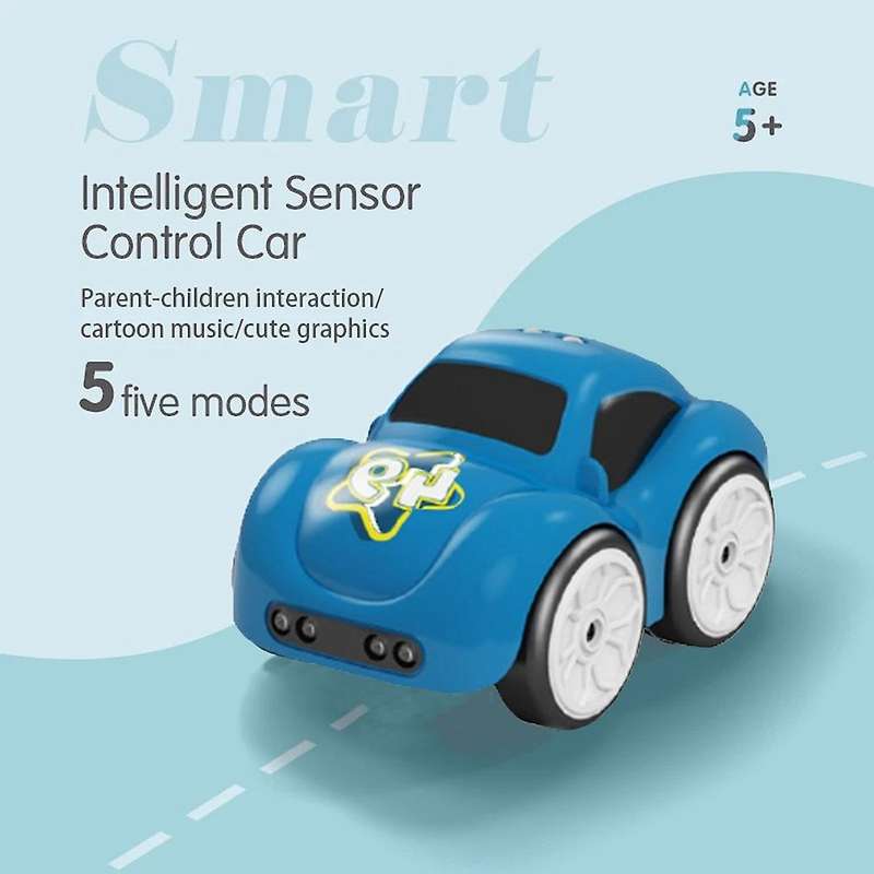 Rc Car Intelligent Sensor Remote Control Electric Music Light Toys(d)
