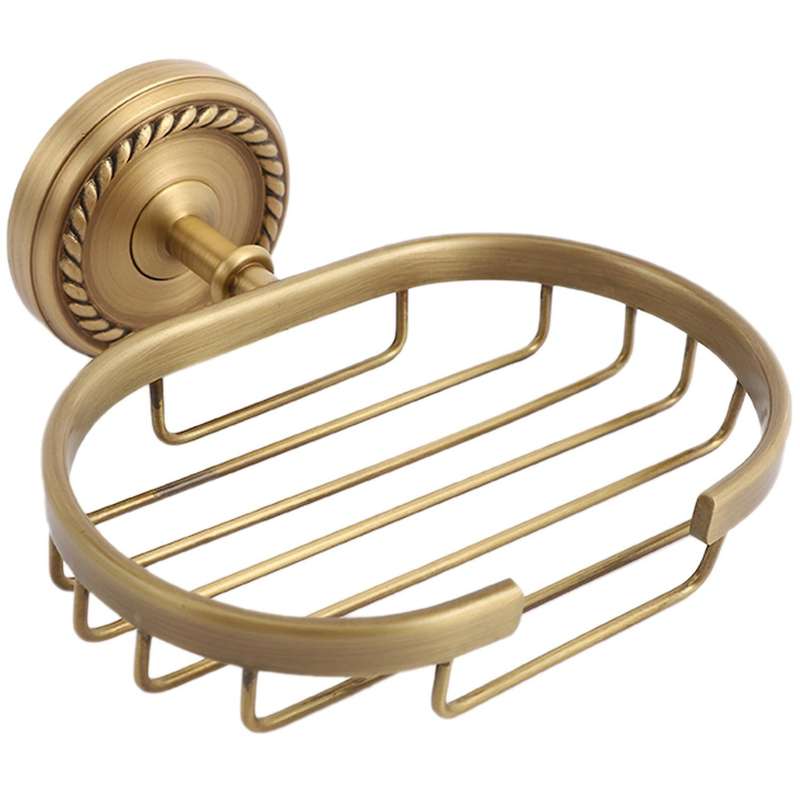 1 Pc Soap Holder Solid Brass Bath Wall Tray Holder for Home Bathroom