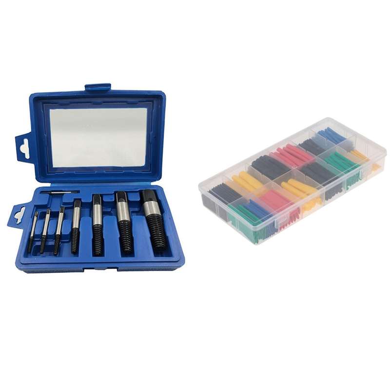 8 Pcs Screw Extractor Set,damaged Screw Water Pipe Remover Set
