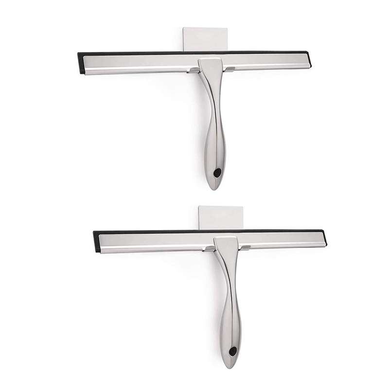 All-purpose Shower Squeegee Car Glass - Stainless Steel, 10 Inches