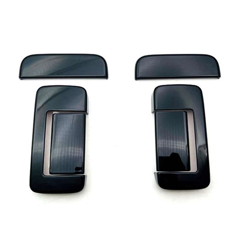 4pcs Exterior Side Door Handle Frame Cover Trim without Smart Hole