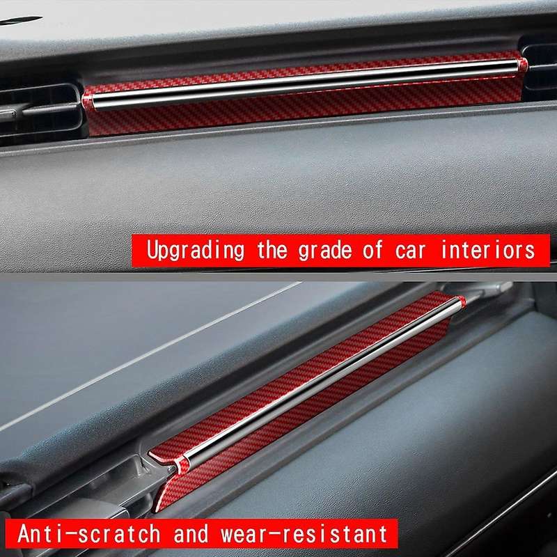 Car Carbon Fiber Air Vent Outlet Trim for Honda Vezel Hrv 2021 2022