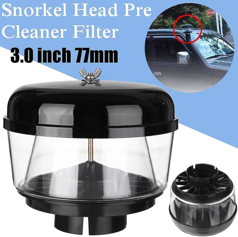 3 Inch 77mm Water Trap Snorkel Head Pre Cleaner Ram Sand Cup