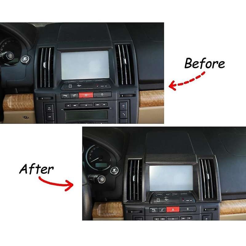For 2007-2012 Land Rover Freelander 2 Car Gps Screen Frame Trim
