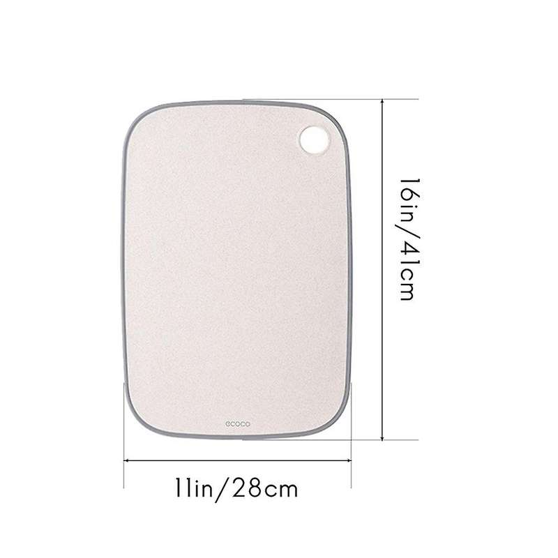 Ecoco Cutting Board for Kitchen Wheat Straw Chopping Board -b