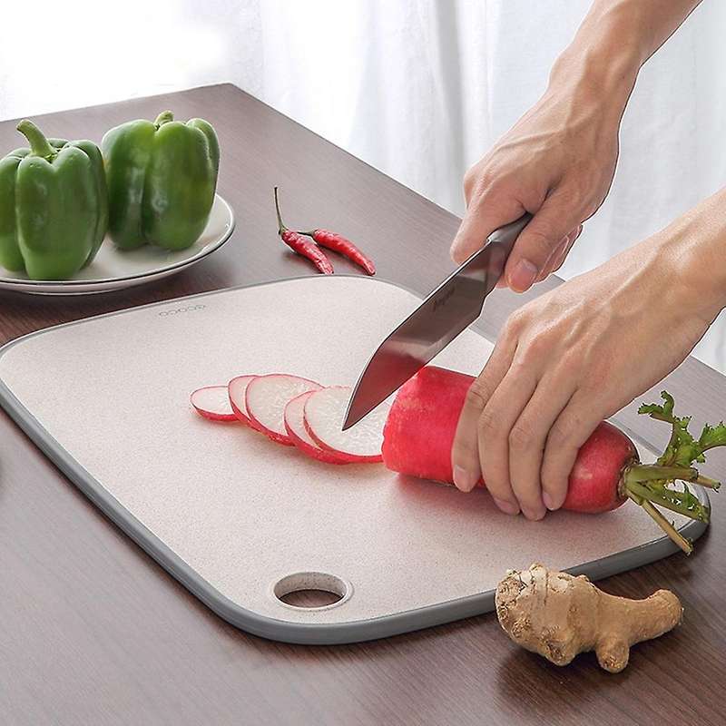 Ecoco Cutting Board for Kitchen Wheat Straw Chopping Board -b