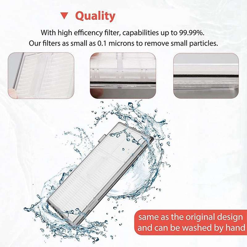 For Xiaomi Roborock T7s S7 T7s Plus Vacuum Cleaner Accessories 15pack