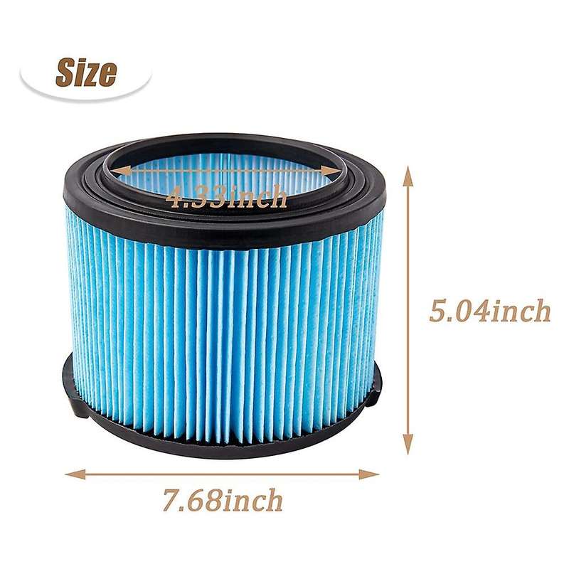 Hepa Filter for Ridgid Vf3500 3-4.5 Gallon Cleaner Dust Filters