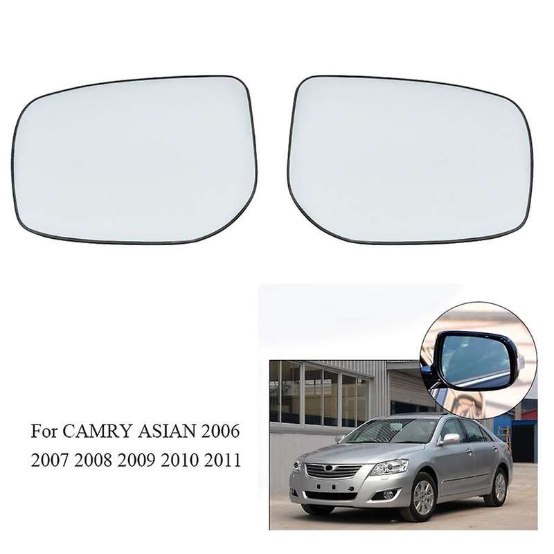 Rearview Side Mirror Lens Glasses with Heating for Toyota Camry Asian