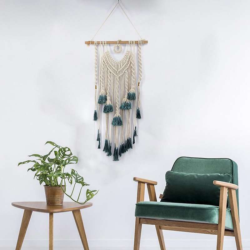 Macrame Wall Hanging Tapestry Decor for Wedding Party Home Backdrop