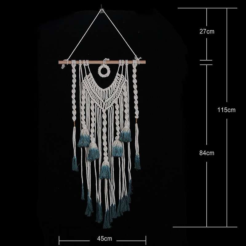 Macrame Wall Hanging Tapestry Decor for Wedding Party Home Backdrop