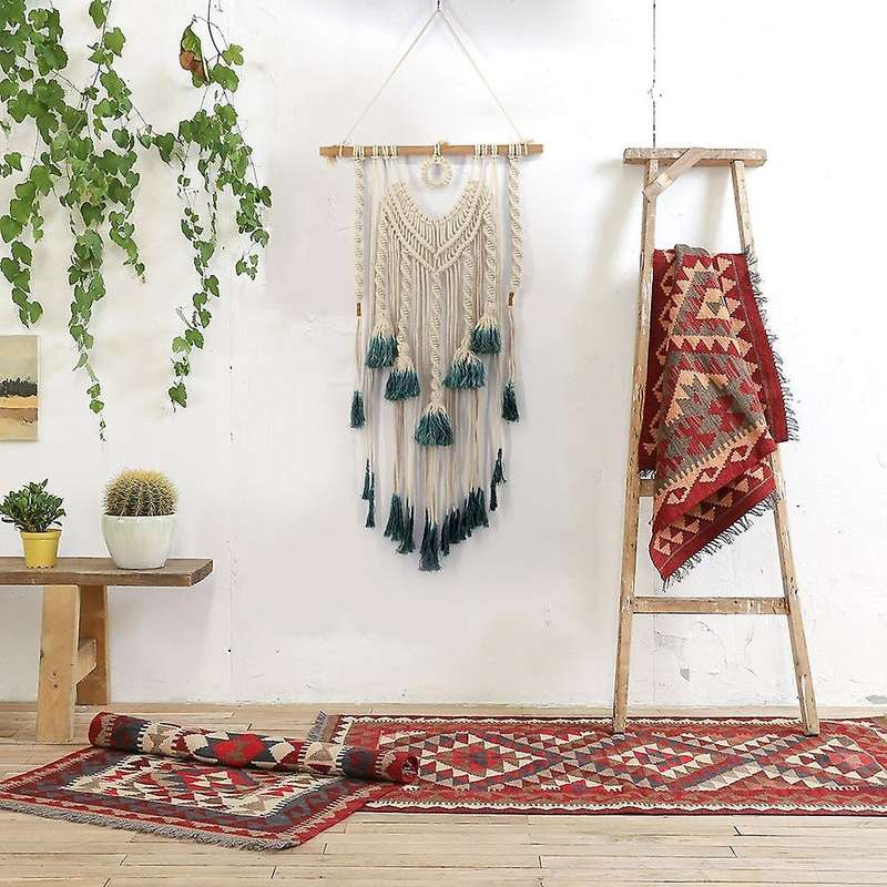 Macrame Wall Hanging Tapestry Decor for Wedding Party Home Backdrop