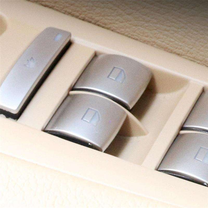 11pcs Car Door Window Lifter Buttons Sequins Trim For-bmw 3 Series