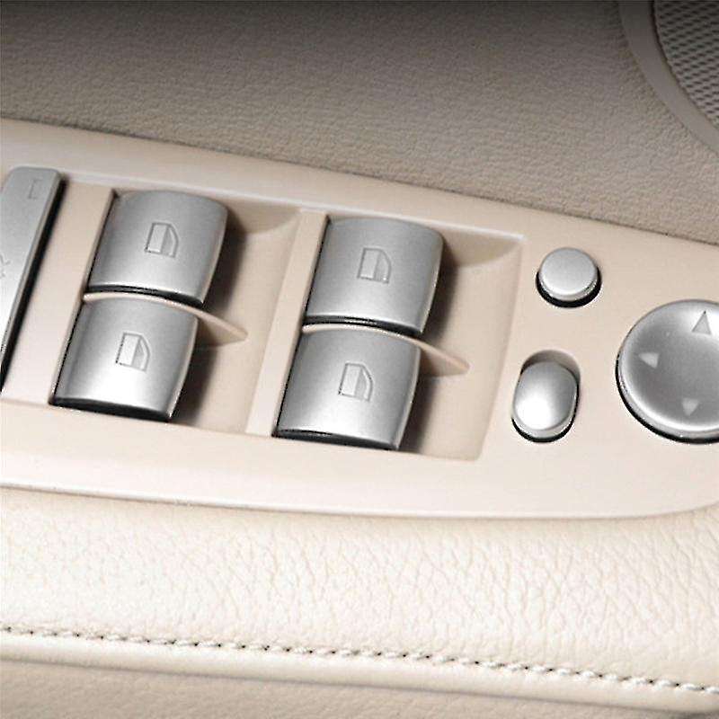 11pcs Car Door Window Lifter Buttons Sequins Trim For-bmw 3 Series