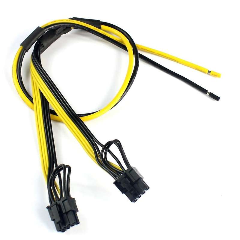 6pcs Dual Pcie Pci-e Graphic Video Card 8pin 6+2pin Diy Splitter