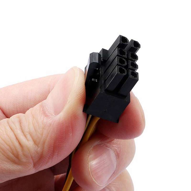 6pcs Dual Pcie Pci-e Graphic Video Card 8pin 6+2pin Diy Splitter