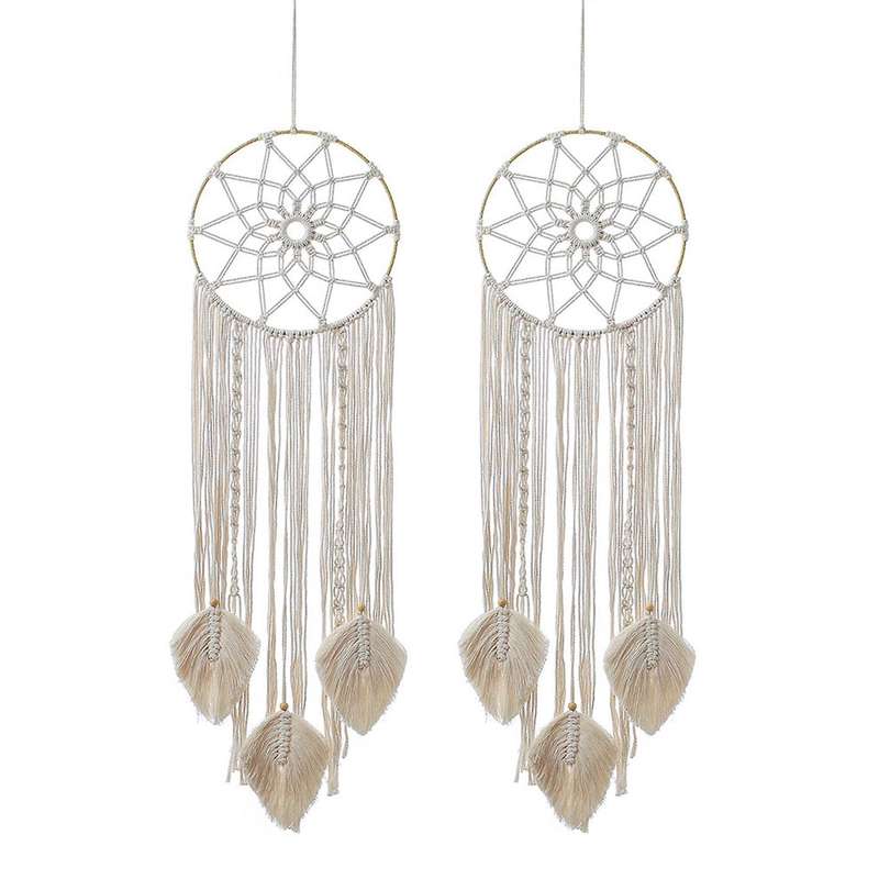 Macrame Dream Catcher Wall Hanging Feather Dream Catcher Home Decor