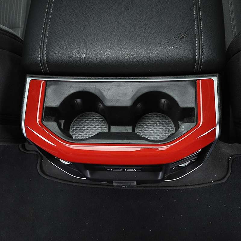 Car Cup Holder Panel for Dodge Ram 2018-2022, Red