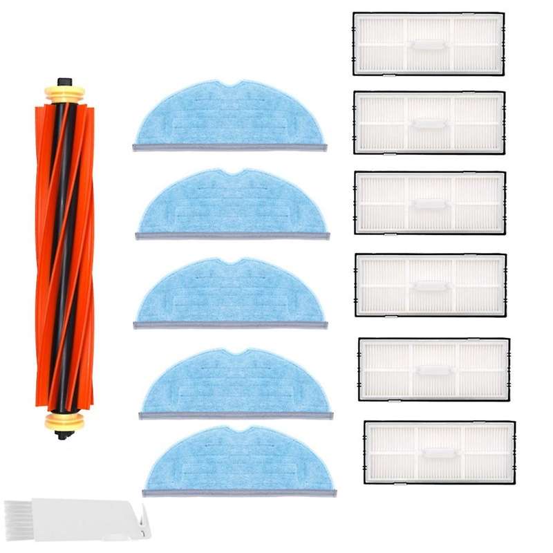 For Xiaomi T7 T7s Robot Pack Of Main Brush Filter Mop Cloth 13 Pcs