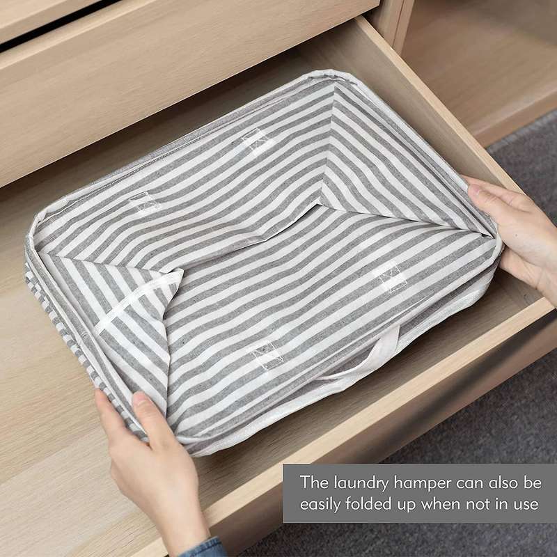 Large Waterproof Clothes Hamper Organizer, Collapsible Lightweight