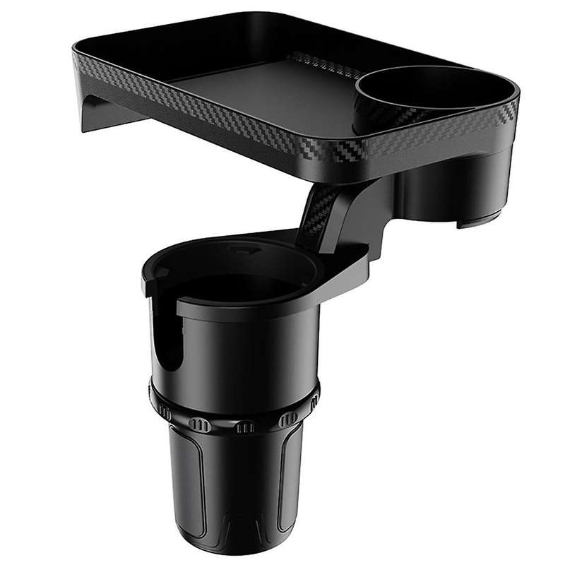2in1 Car Tray Water Cup Holder 360 Degree Rotating Beverage Holder S