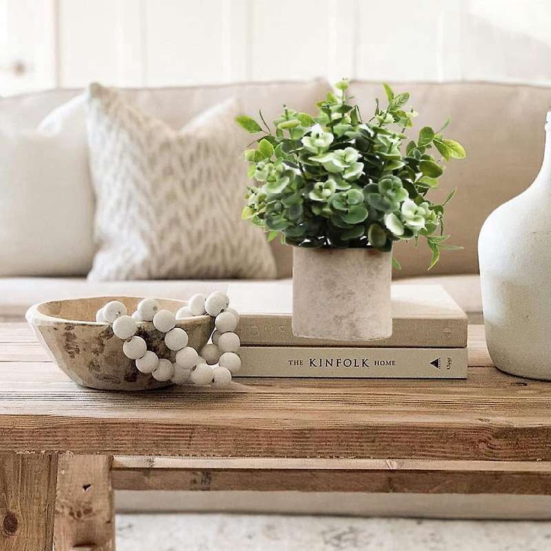 Artificial Plants Mini Artificial Potted Plants Set for Home Office