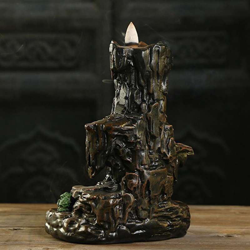 Incense Waterfall Burner Keep Refreshing Backflow Incense Burner