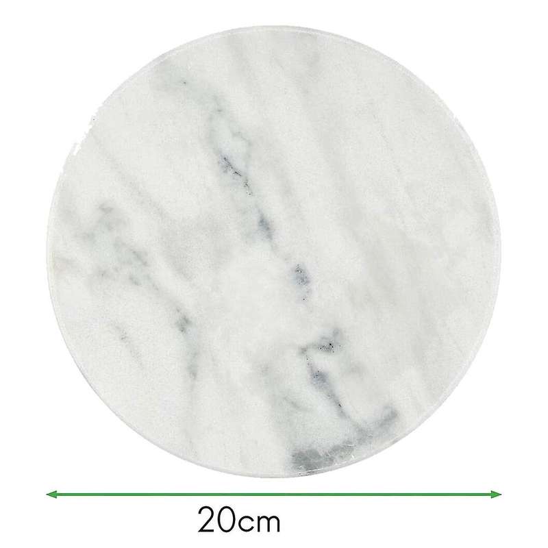 Marble Disc Hotel Household Cosmetics Storage Tray Cake Fruit Tray