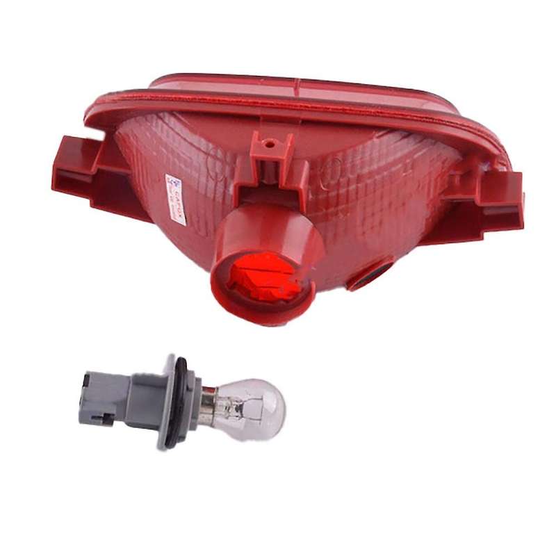 Rear Middle Fog Light Reflector Brake Light with Bulb Reverse