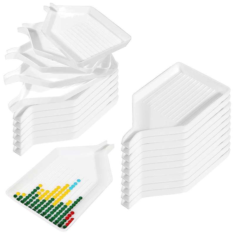 220pcs Plastic Beaded Sorting Diamond Tray for Diy Nail Cross Stitch