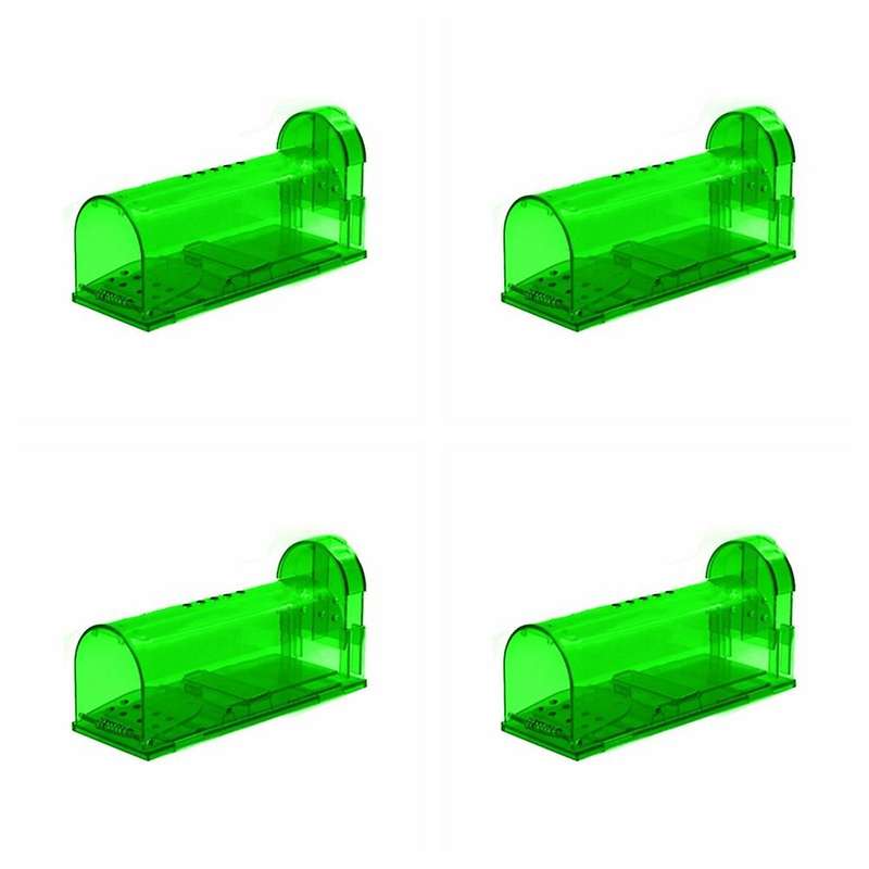 4pcs Mouse Traps for Family and Pets No Kill for Small Rodent/voles,b