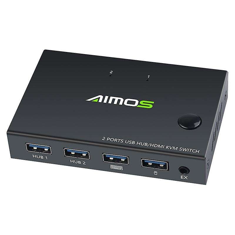 Aimos 2 In 1 Out Splitter for 2 Pc Sharing Keyboard Printer Plug