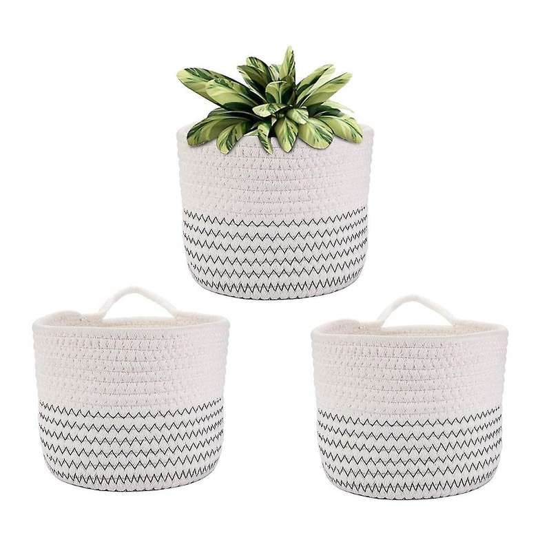 Small Wall Rope Basket,woven Hanging Organizer Basket